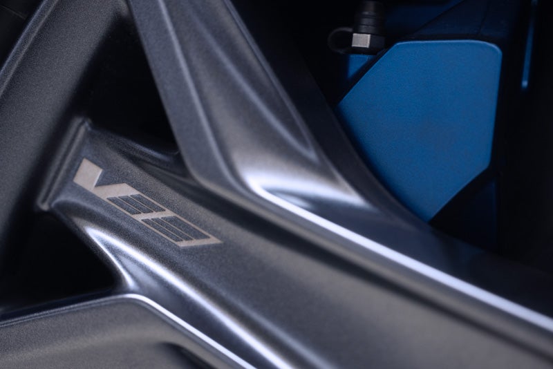 Close-up of the 2026 OPTIQ-V Brembo Performance Front Brakes | Key Cadillac in Edina MN