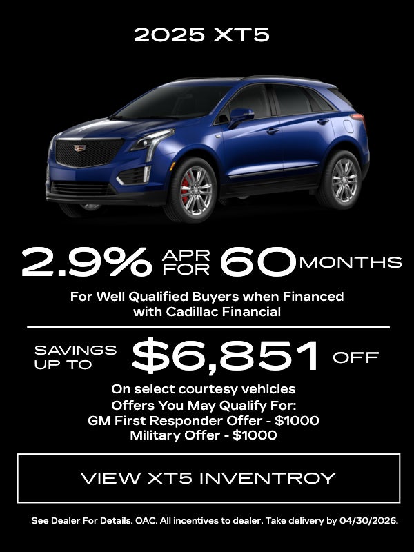 2025 Cadillac XT5