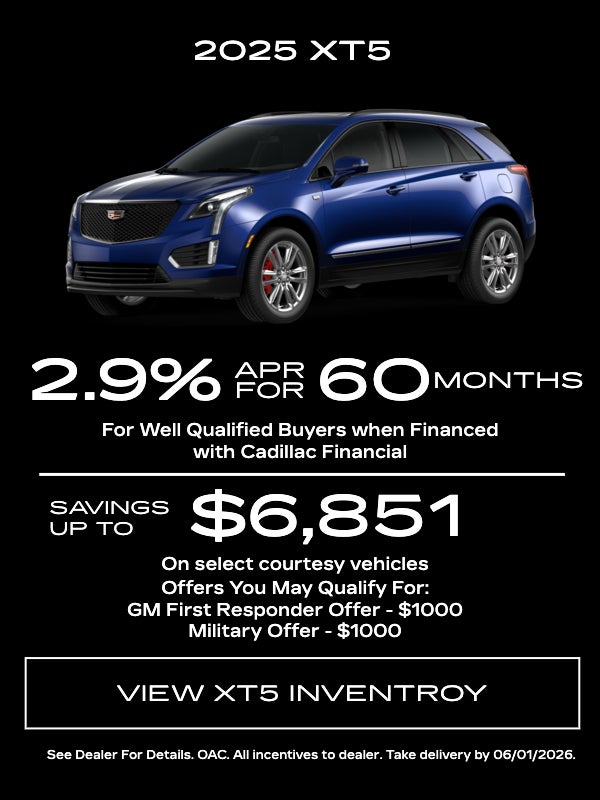 2025 Cadillac XT5